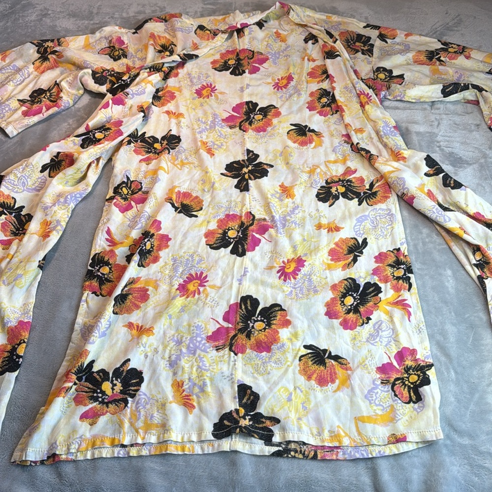 NWOT Free People Jorja Duster Kimono Size Medium - Picture 9 of 16